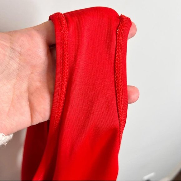 Disney Womens Size Medium Red Mickey Mouse One Piece Swimsuit American Original - Picture 4 of 8